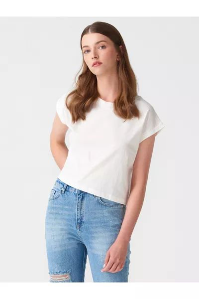  T Sleeve T-shirt - Ecru