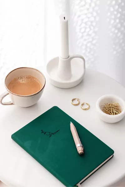  Notebook Dotted Green