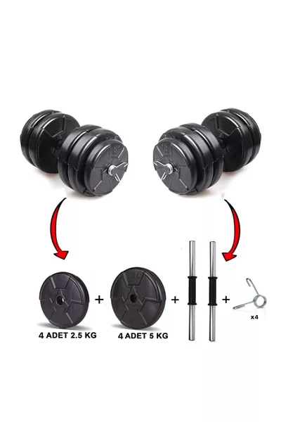 مجموعة دمبل وأثقال Ecgsport kg (kg) جهاز بناء الجسم