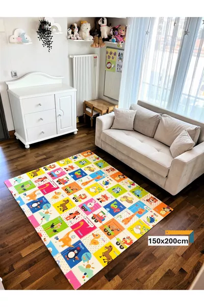 حصيرة لعب قابلة للطي للطفل والشجرة من الجانبين