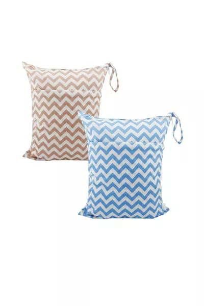 Dubbel Waterdichte Ritszak voor Nat-Droog Vuile Babyluiers en Kleding