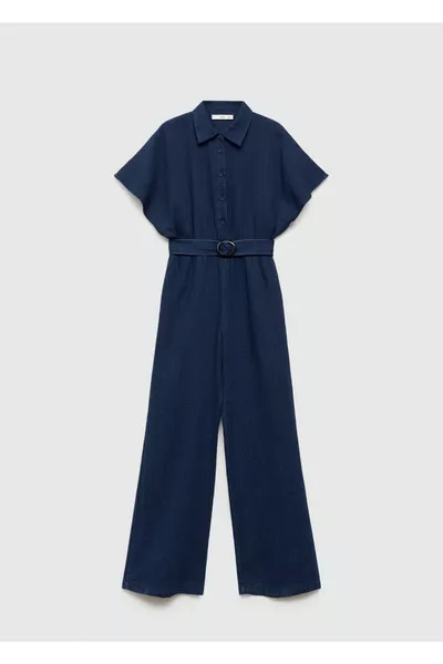 Дълъг гащеризон с колан