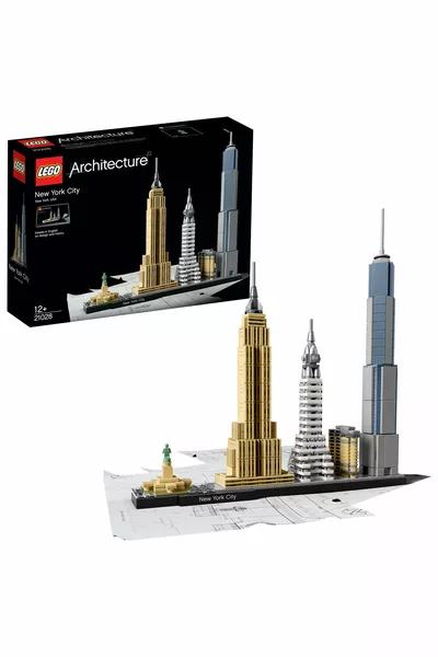 ® هندسة نيويورك + مجموعة بناء نموذج للعرض والديكور (قطعة)