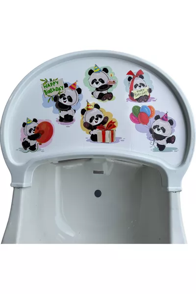 كرسي غذاء للأطفال وطاولة أنشطة ممتعة