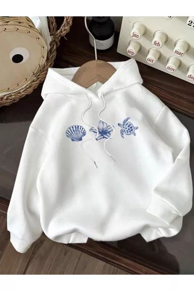 Felpa con cappuccio oversize in cotone unisex da uomo/donna, con stampa personalizzata e colori CAP