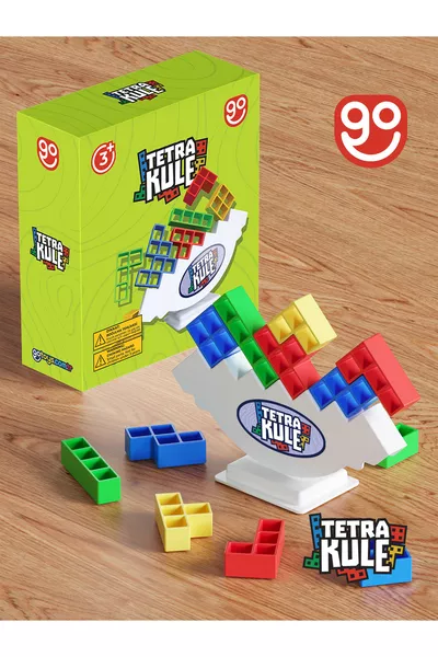 Tetra Tower Balance Toy Educational Box Toy Tetris Tower Tetra Tower