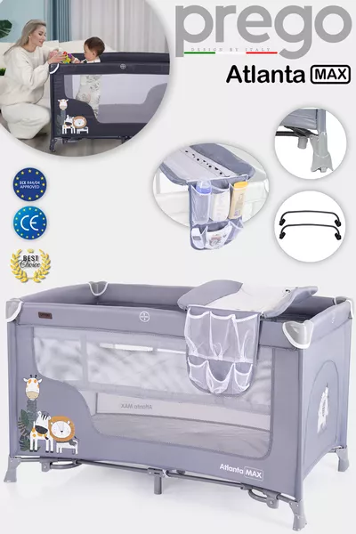 ملعب ألعاب أتلانتا ماكس مع وحدة بطانية سفلية * سم