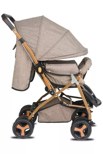 عربة أطفال كلاسيكية قابلة للعكس مع استلقاء كامل