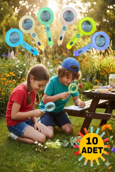  قطعة مكبرة مع بوصلة مضيئة من البلاستيك هدية عيد ميلاد هدية الشهادة لعبة