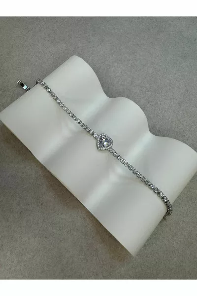 سوار باندورا موديل ستيل بمطرقة قلب