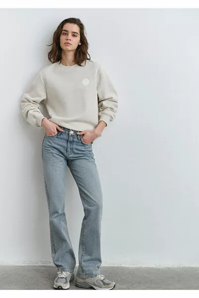 جين كلاسيك جينز فاتح ضبابي بنطال 