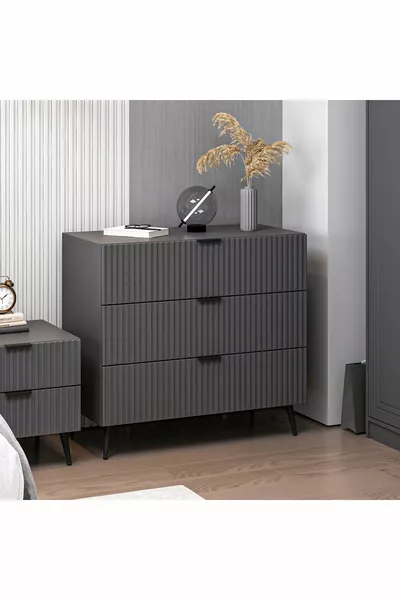 Комод Kale Plus Антрацит/Антрацит