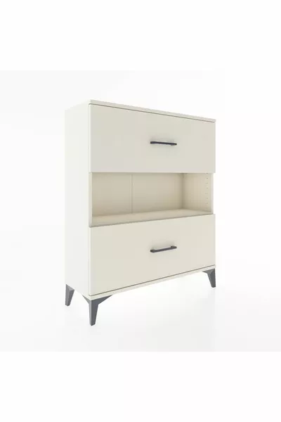 Комод Arges с одной полкой и двумя ящиками, цвет Лунный камень