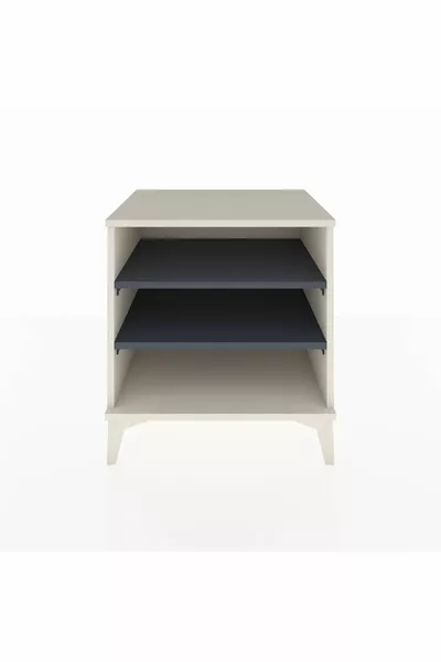 خزانة جانبية هيبريون برفوفين من حجر القمر - أنثراسايت