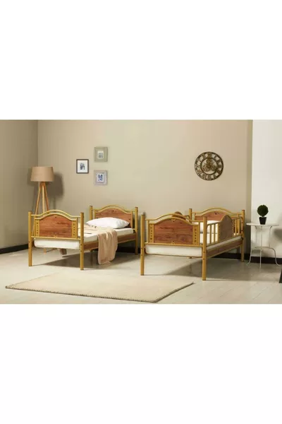 Avant-garde Bunk Bed Walnut