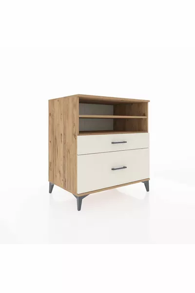 Kronos Şifonyer 2 Raflı 2 Çekmeceli  Çam-Aytaşı