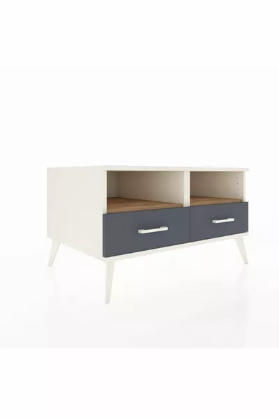 Kronos Şifonyer 2 Raflı 2 Çekmeceli  Aytaşı-Çam/Antrasit