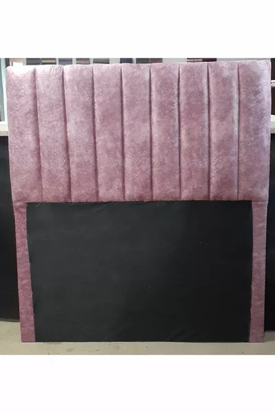 Baza Yatak Başlığı * Pembe - Cizgi Kap.