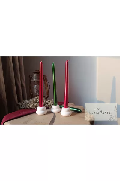 Бетонен пръстен свещник/свещник