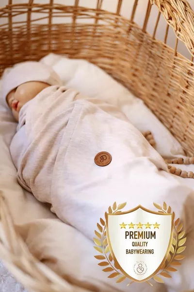 Първокласна памучна многофункционална пелена/одеяло (МЕК БЕЖ)