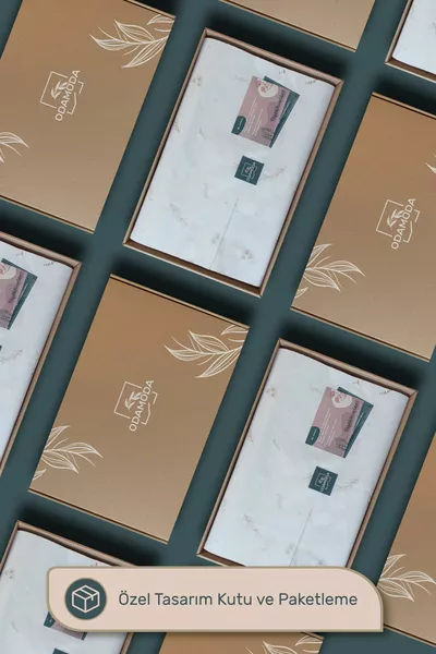 Eva Çift Kişilik Pike Yatak Örtüsü Takımı BEJ - Pamuklu Fırfırlı Günlük Örtü Seti -Şık Kutu ve Paket