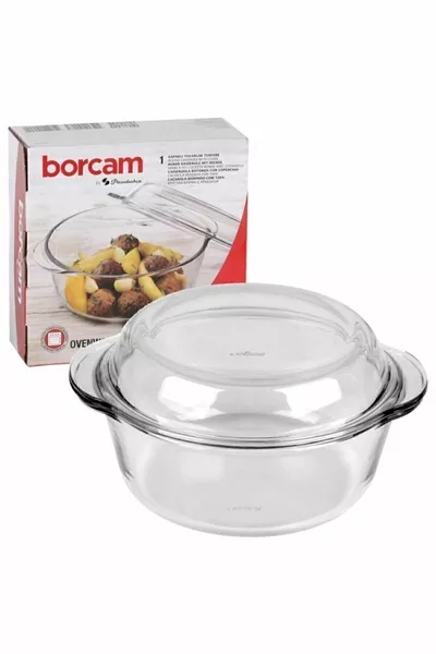 Круглая кастрюля Borcam с 3 крышками