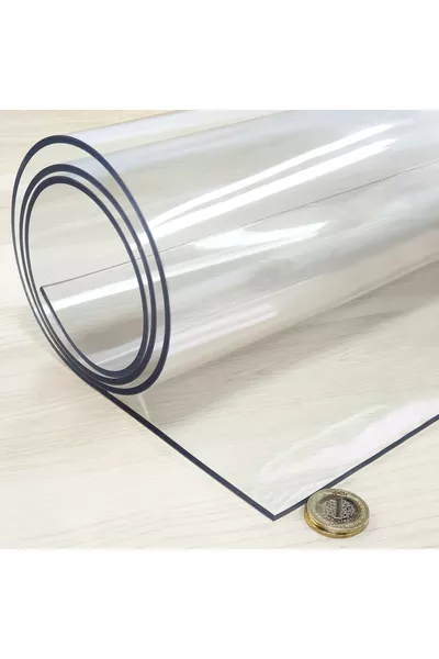 Stay Transparent 3.5mm PVC Tablecloth Non-Slip Protector