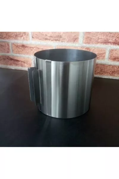 Moule à gâteau rond réglable, profondeur  cm