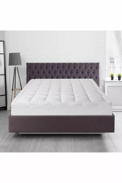 Materassino Salva Letto Materasso per il Sonno Cuscino in Micro Cotone Puff con Copricuscino con Cerniera incluso