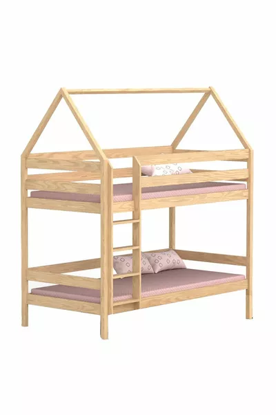 سرير بطابقين خشبي لغرفة الأطفال من ماركاوم سيمجي