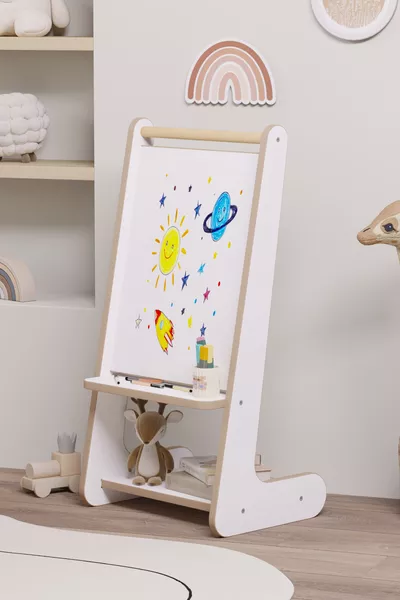 Montessori Boekenplank en Schrijfbord