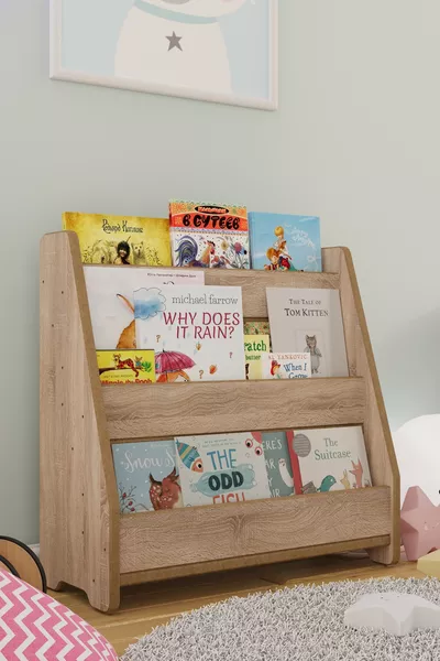 Montessori MDF Kinderboekenkast - Sonoma Eik