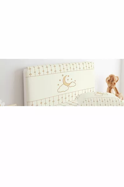 غطاء رأس السرير شهر وسحابة ونجوم