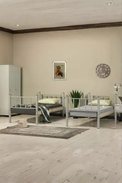 Yurt Genç Çocuk Odası Metal Ranza Ve Karyola 