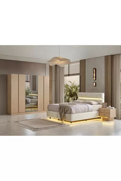 طقم غرفة نوم موتو من MDF