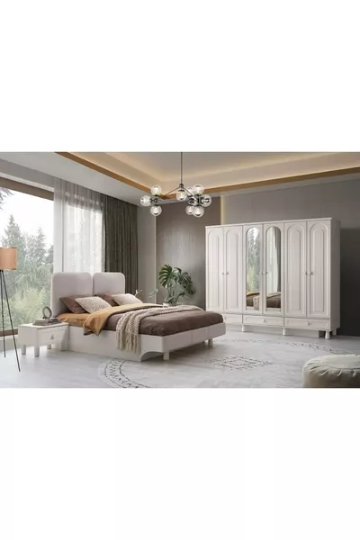 BEYZA MDF-Based Bedroom Set