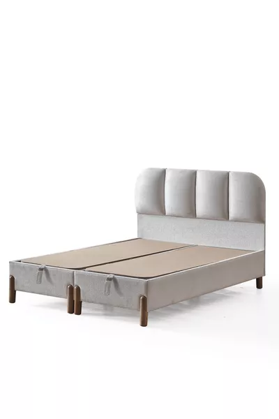 مجموعة بوهم برايم للراحة للسرير المزدوج – مرتبة بجيوب النوابض + قاعدة سرير بصندوق تخزين + رأس السرير