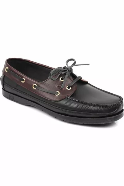 Style, Genuine Leather Inside and Out, Scented Sole, Orthopedic Insole Lined Black-Burgundy Shoes