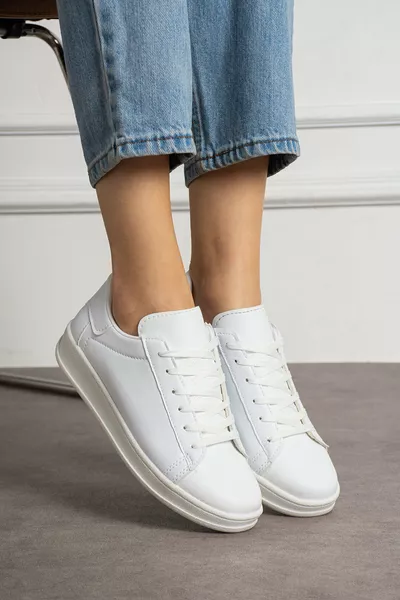 Baskets blanches pour femmes 