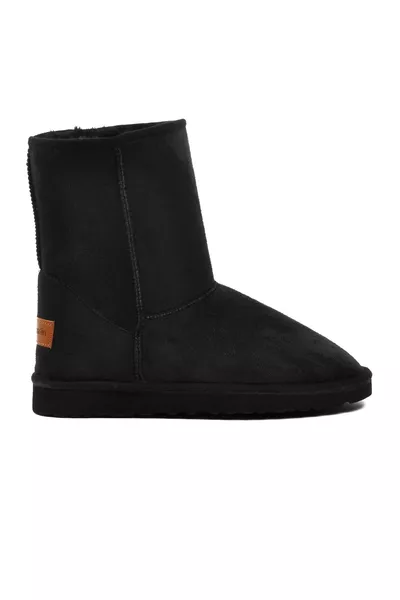 حذاء من الجلد السويدي أسود