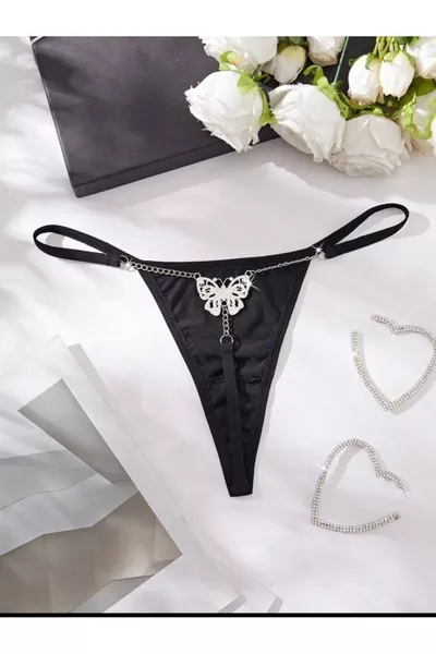 Women's Butterfly Accessory Sexy Thong