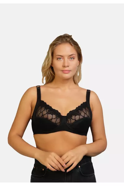 Черен сутиен  Fiona с оформящ ефект