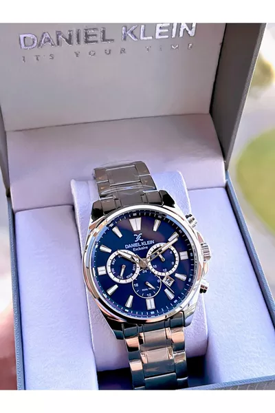 ساعة عريس رجالية بسوار فولاذي مع وظائف داخلية نشطة مقاومة للماء حتى عمق معين مع علبة خاصة