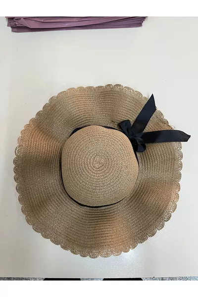 Chapeau de plage pour femme MARRON