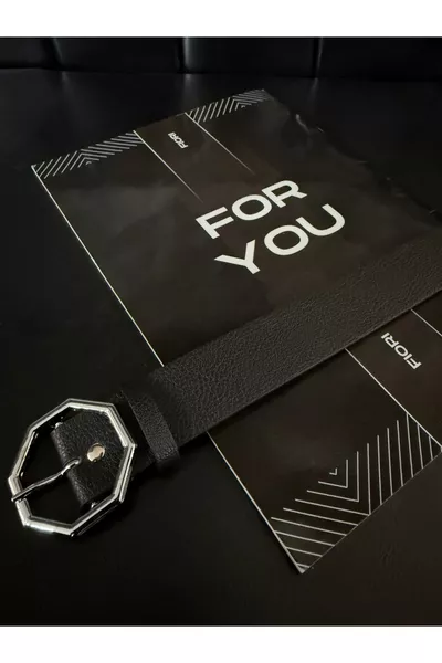 Octagonal Buckle Belt