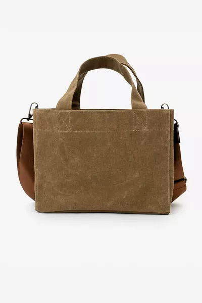 حقيبة يد وكتف يومية من القماش الكانفاس - حقيبة توت بقماش متين