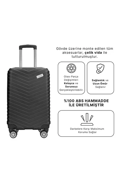 حقيبة سفر كبيرة سوداء 