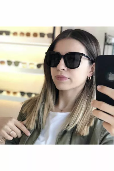 Schwarze Sonnenbrille