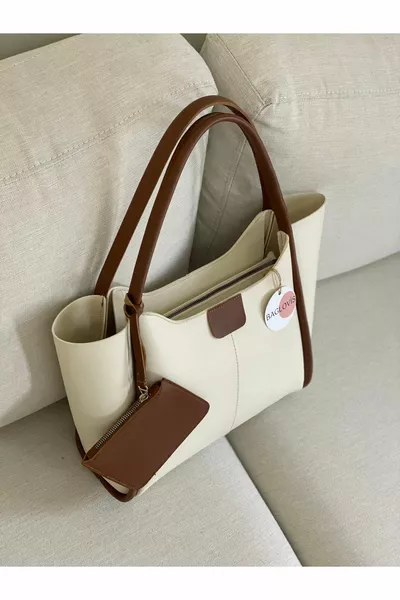 شنطة كتف نسائية كبيرة من صني، العرض  سم، الطول  سم