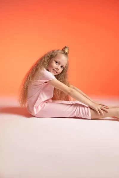 Filles Slim Fit Basic Capri Size Leggings